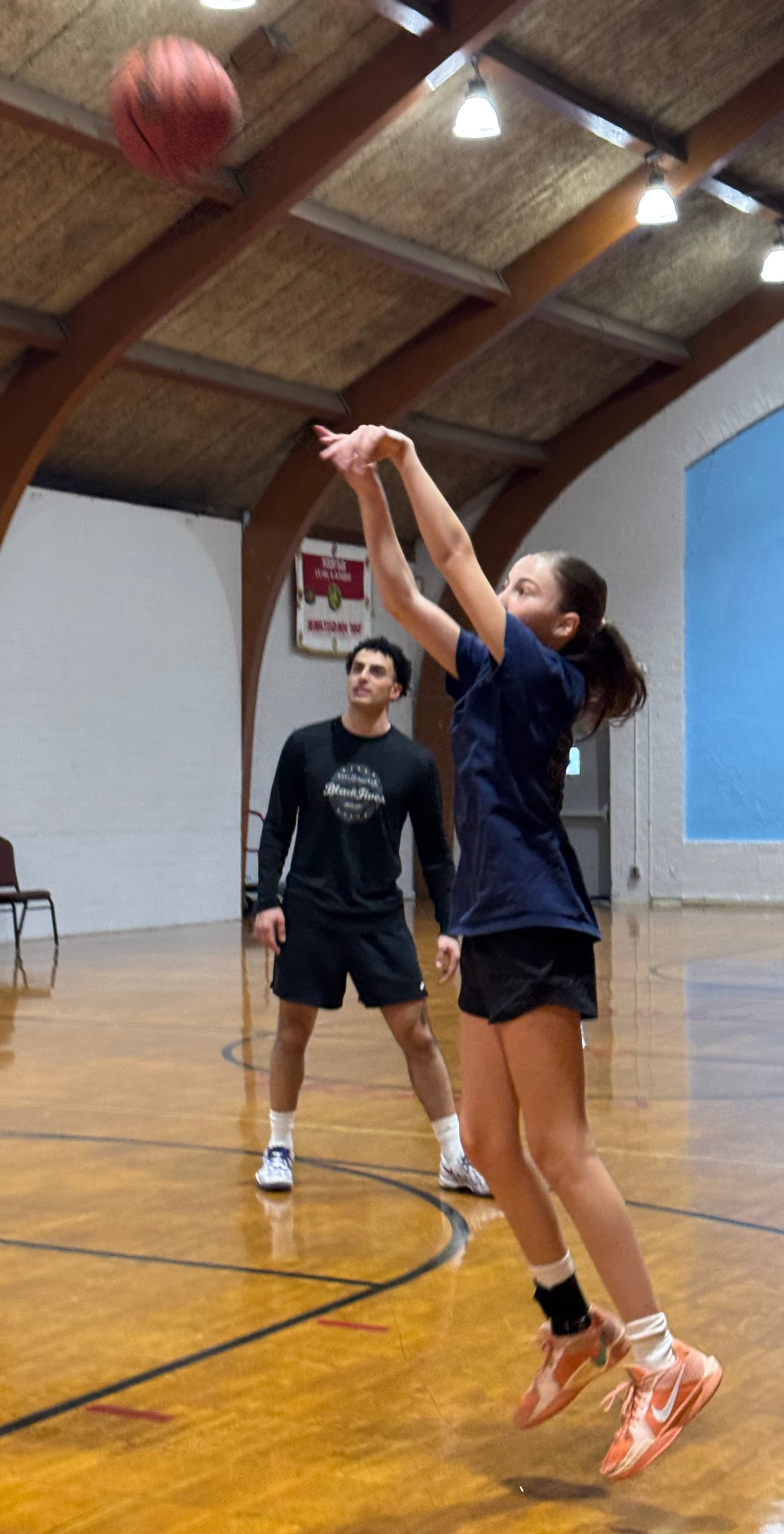 Artemios coaching shooting form